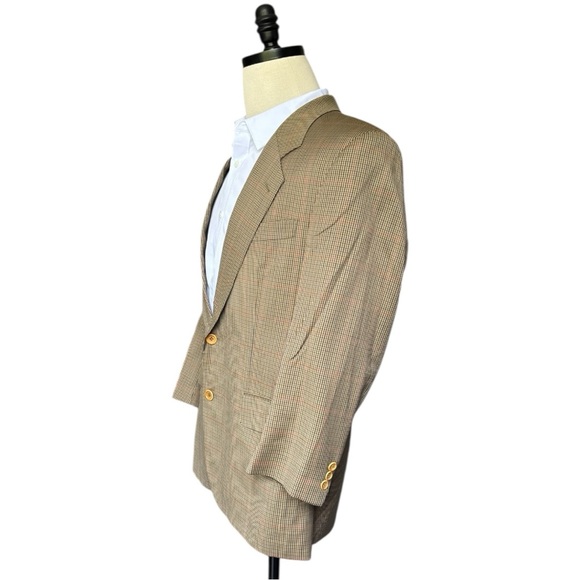Hugo Boss vintage Corleone check plaid Vitale Barberis Caronico wool blazer | 42 - Picture 2 of 15